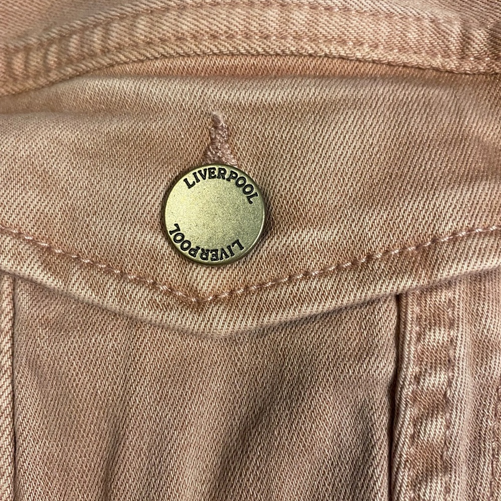Liverpool Dusty Pink Denim Jacket - Picture 6 of 6